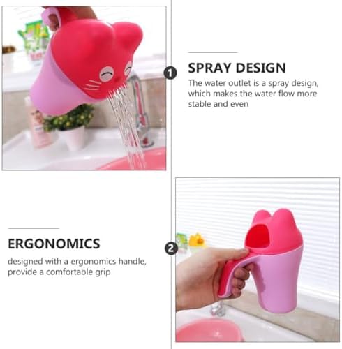 2Pcs Baby Shampoo Rinser Cup, Boy Girl Bath Hair Wash Rinse Tool - Image 6