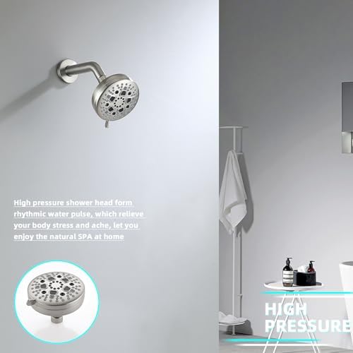 High-Pressure Rainfall Shower Head, 7 Adjustable Spray Modes – Luxurious Premium Water-Saving Design, 40-Second Installation, Adjustable & Easy-to-Clean Bathroom Shower Head - Image 3