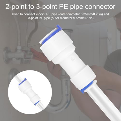 6pcs Water Purifier Adapter, 3/8 to 1/4 Water Line Adapter - Image 4