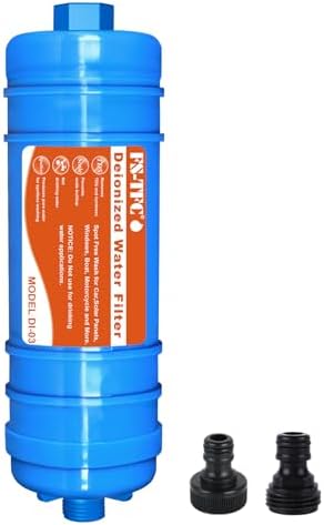 Spotless Car Wash Inline Water Filter, Deionized Water Filter, 100% Spot-Free Result, Works for All Vehicles, RV, Motorcycles, Windows, Boats, Planes and More by FS-TFC