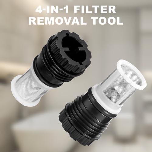 H98-510-S for tankless Water Heater Filter for Rinnai tankless Water Heater (2 Tankless Water Heater Inlet Screen Assembly+1 Filter Removal Tool and 2 Removal Wrenches） - Image 5
