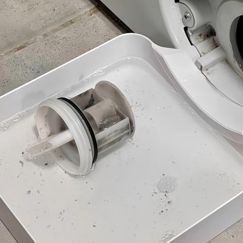 Washing Machine Drain Tray, Lint Filter and Foreign Object Collection Drip Pan, Clean Laundry Room Water Collection Box, Washer Water Catch Tray For Floor Protection, Wahser Parts - Image 6