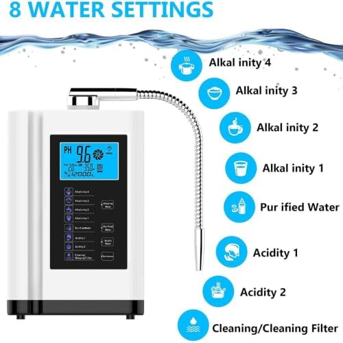 Alkaline Water Ionizer 5 Titanium Plates Silver - Image 5