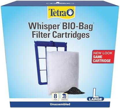 Tetra Whisper Bio-Bag Large Filter Cartridges for Aquariums, 8 Count by Tetra