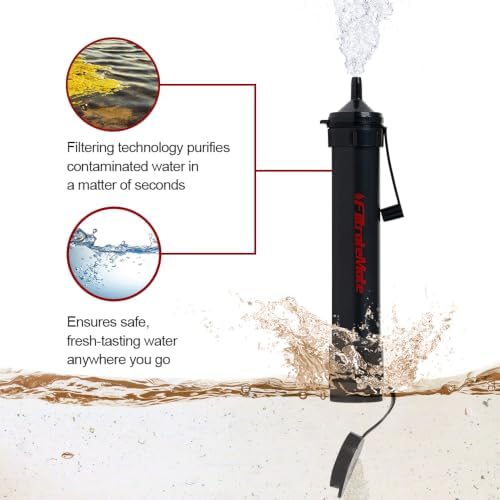 Original Defense® FiltrateMate Portable Water Filter Straw – High-Performance Nanofiber Filtration for Emergency Preparedness, Hiking, and Camping – Purifies up to 1,000 Liters - Image 3