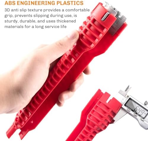 Faucet Wrench, 12-in-1 Sink Wrench for Tight Spaces - Image 3