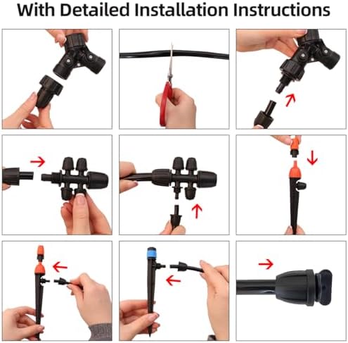 Drip Irrigation System Water Timer Automatic Irrigation Kit DIY Garden - Image 4