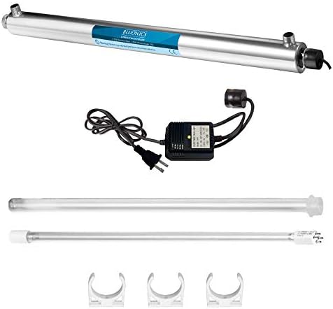 Bluonics Powerful Whole House & Well Water System 55W UV Ultraviolet w/Sediment & CTO Carbon with Solid Blue Housing 2.5"x20" Ideal for Residential and Commercial Use with City/Municipal or Well Water - Image 3