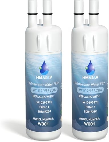 EDR1RXD1 Replacement for Everydrop 1, Whirlpool W10295370A, WHR1RXD1, 2PACK by HMASAV