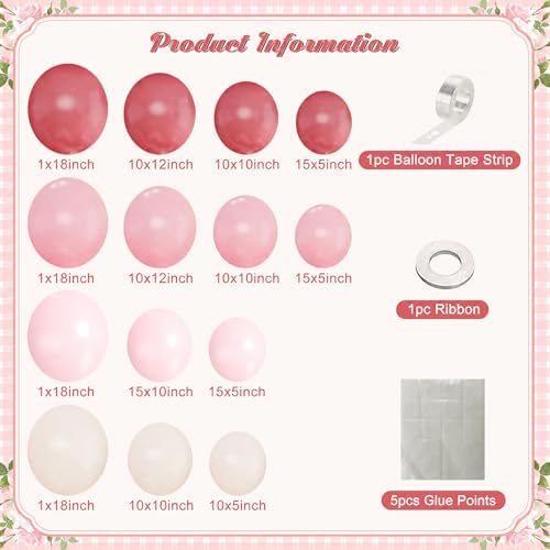 Dusty Pink Balloon Arch Kit for Baby Shower Bridal Shower Decorations - Image 6