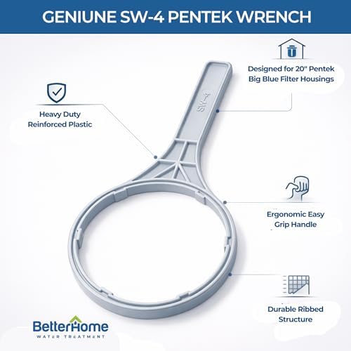 Genuine Pentair SW-4 SH144368 20" Big Blue Filter Wrench with 3 Pack of 151122 Compatible O-Rings for Pentair Pentek Big Blue Water Filter Housings 20" tall. OEM Size NSF61 Buna-N - Image 5