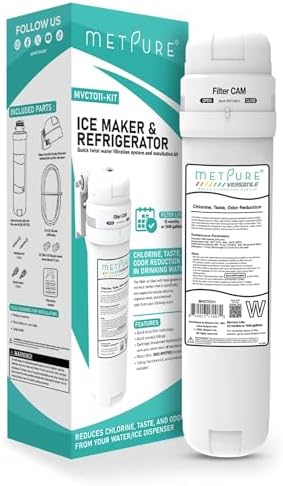 Metpure Inline Water Filter Kit for Coffee Maker and Ice Maker, 1/4" - Image 2
