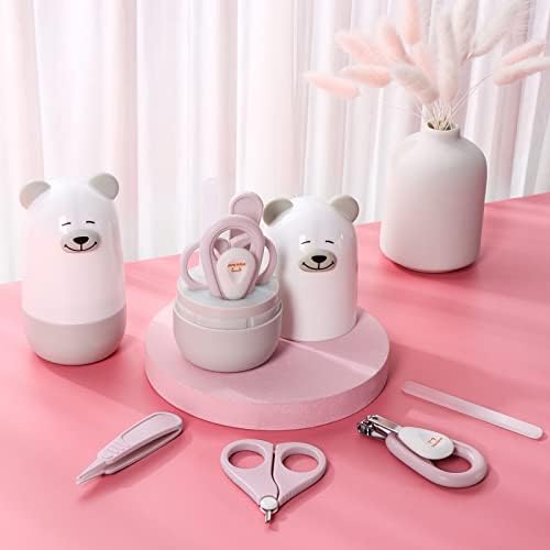 Baby Nail Clippers Set with Cute Case, Infant Fingernail and Toenail File Kit for Newborn Manicure and Pedicure, New Mom Grooming Gift - Image 2
