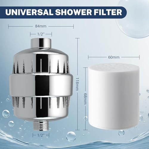 iSpring FSF2 33-Stage Shower Filter Replacement Cartridge, White - Image 2
