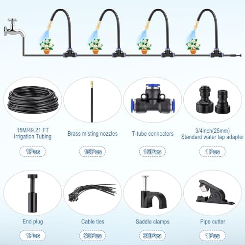 Drip Irrigation Kits Automatic Garden Irrigation System 360° Bending Nozzle - Image 2