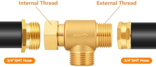 SIGURANTA Brass Garden Hose Filter Strainer, Set A1 - Image 3
