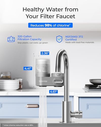Waterdrop FC-07 Water Filter for Sink Faucet, Visible Filter Housing - Image 4