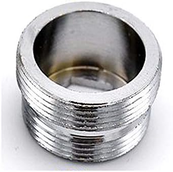 Faucet Adapter M22 Male (Bottom)+M24 Male (top) for Bathroom and Kichen Sink Faucet (M22 to M24 Faucet Adapter) by Home