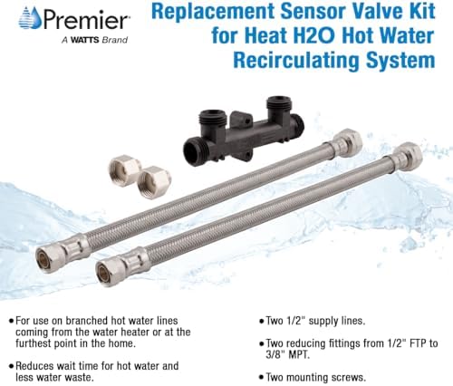Watts Premier Replacement Sensor Valve Kit for 500800 500805 HWRS-WH - Image 5