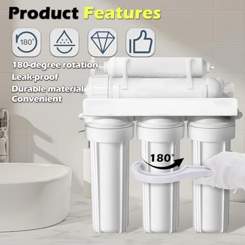 2 Pack Water Filter Housing Wrench Set with 6 O-Rings - Image 2