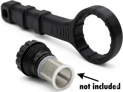 Tankless Water Heater Filter Removal/Install Wrench 10-lobe For Rinnai H98-510-S - Made with Durable Materials in the USA - Image 2