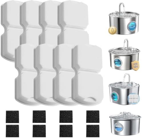 Cat Water Fountain Filters: 16 Cat Fountain Filter Replacement by VOUAAOOD