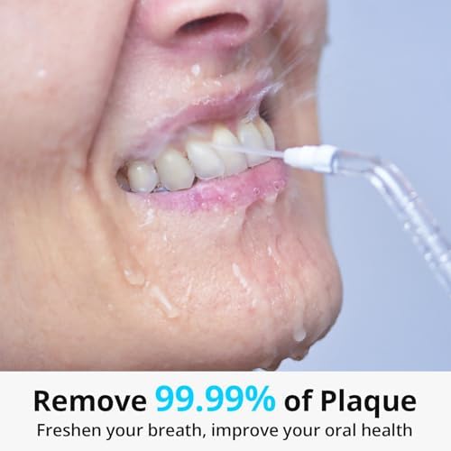 Puur Smile Complete Oral Kit - Dental Care Treatment | Water Flosser + Floss Drop Serum + Replacement Tips - Image 7