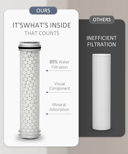 Filtered Shower Head with Handheld High Pressure Shower Head with Filters - Image 6