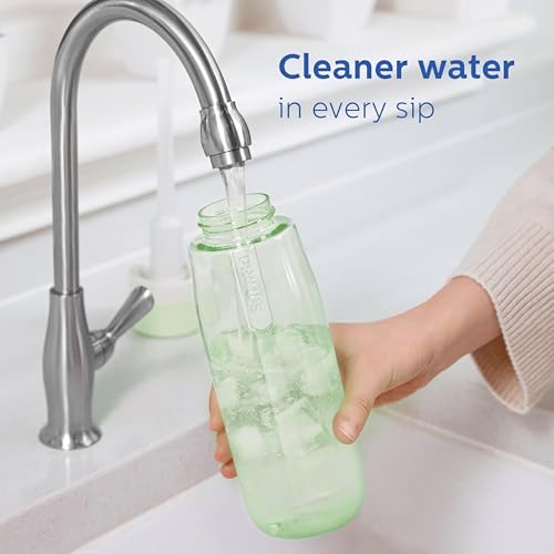 PHILIPS Filtered Water Bottle, BPA-Free Tritan, Travel Portable 36oz Green - Image 6
