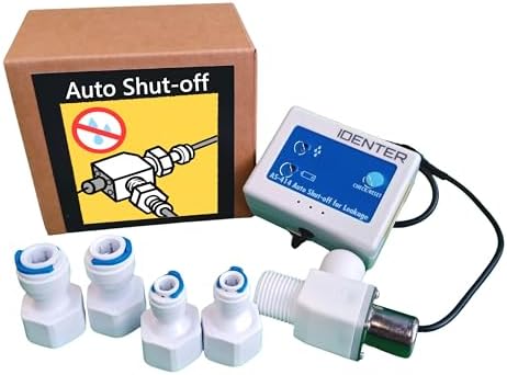 Water Leak Detector with Auto Shut Off Valve for Sink Laundry Basement by Home