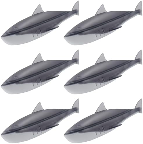 Humidfier Cleaner Fish for Humidifier & Fish Tank, 6 Pack Grey Shark by HIHEPA