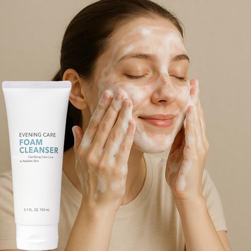 Gentle Daily Face Wash for Deep Cleansing and Refreshing Skin For a.t.o.m.y Evening Care Foam Cleanser (150ml x 2 packs) - Image 3