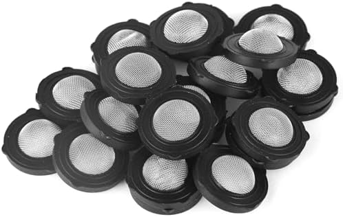 20 Pcs Hose Filter Washers, Garden Hose Filter Gasket Ruber Washers with Stainless Steel Screen, Fittings for 3/4'' Garden Hose Connector & 5/8" Washing Machine - Image 3