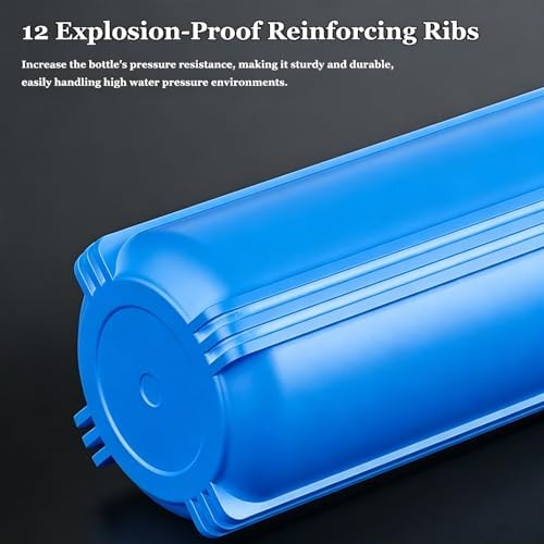10×4.5'' Whole House Water Filtration System, Water Filter Bottle, Install Kit & Accessories Included, Filter Not Included, Replace Filter(Blue) - Image 6