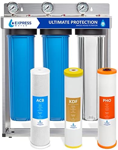 Express Water Heavy Metal Anti-Scale Whole House Water Filter – 3 Stage Whole House Water Filtration System & Express Water Whole House Heavy Metal Water Filter Set - Image 2
