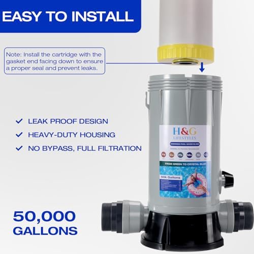 H&G lifestyles Pool Mineral Cartridge Cycler, Iron Water for Filling Pool - Image 5