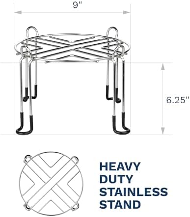 Survivor Filter Ultra Gravity Water Filter Stand - Durable and Stable Stainless Steel Stand for Gravity Fed Water Filtration System - Compatible with Big Berkey - Image 4