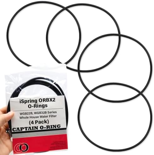 Captain O-Ring – Replacement ORBX2 O-Rings for iSpring WGB22B, WGB32B Series Whole House Water Filter (4 Pack) by CaptainO-Ring