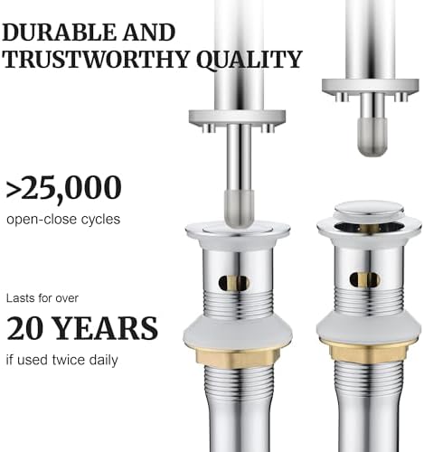 Ultimate Unicorn Bathroom Sink Stopper, with Overflow Hole, Chrome - Image 5