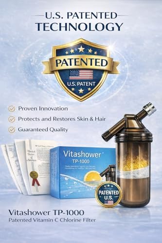 Vitamin C Shower Filter for Skin & Hair – Removes Chlorine for Sensitive Skin, Eczema & Dry Hair – High Pressure Shower Head Filter for Hard Water – Protects Skin Barrier & Hair Color - Image 4