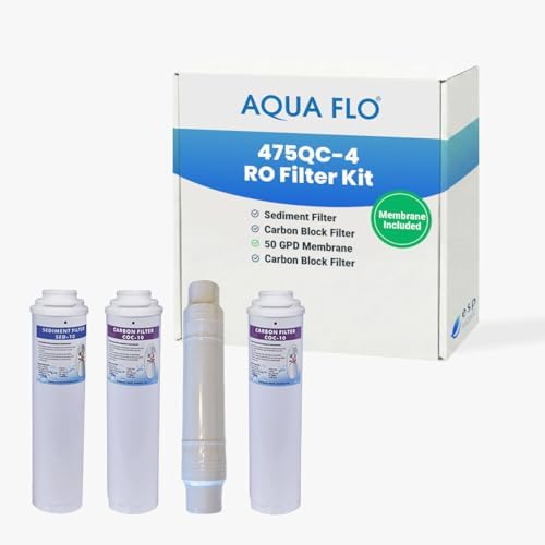 Aqua Flo 475 Reverse Osmosis 4-Stage Annual Filter Kit with 75 GPD Membrane by ESPWater