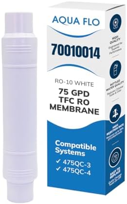 Aqua Flo 70010014 RO Membrane Replacement 75 GPD, Quick Change by ESPWater
