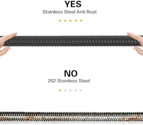 RUMOSE 70 inches Extra Long Shower Hose, Bronze - Image 4