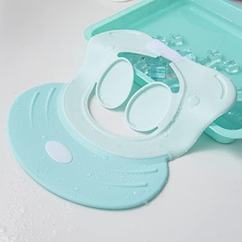 Baby shampoo cap shower visor shield hat kids bath Washing Hair rinser Prevents Water from Pooling in Face for To protect the eyes and ears of toddlers and children - Image 5