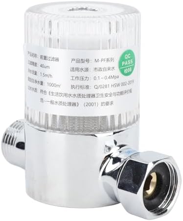 AYNEFY 40 Micron Spin Down Sediment Filter 316 Stainless Steel Sediment Water Filter Reusable High Efficiency Water Purification 40 Micron Spin Down Whole House for by AYNEFY