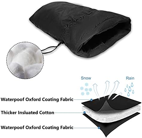 Outdoor Faucet Cover for Winter, Faucet Socks for Freeze Protection - Image 2