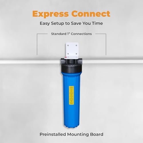 Rotek Water Systems Whole House Water Filtration System | 1-Stage Water Filter System | PHO | Clean Water | Anti-Scale Filter | 20 Inch - Image 6