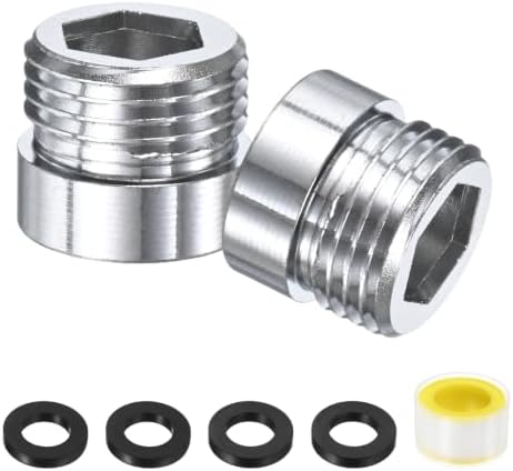 M METERXITY 2-Pack Faucet Adapter, M20 Female to G1/2 Male, for Kitchen by MMETERXITY