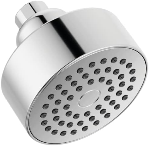 Delta Faucet Modern 3.5-inch Single-Spray Shower Head, Chrome Round Shower Head, High Pressure Shower Head, 1.75 GPM Flow Rate, Chrome RP101842 by Unknown