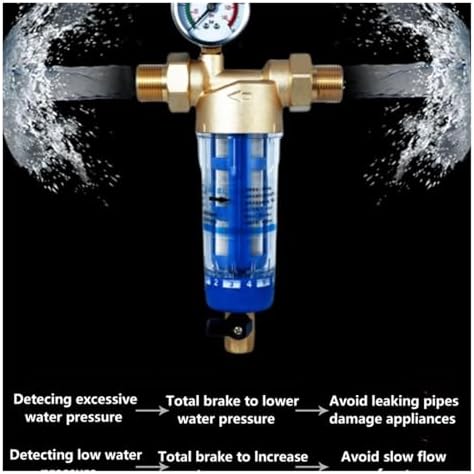 40 Micron Spin-Down Sediment Filter Brass Prefilter & Stainless Steel Mesh for Enhanced Water Quality & Rust Removal(Dn15) - Image 4